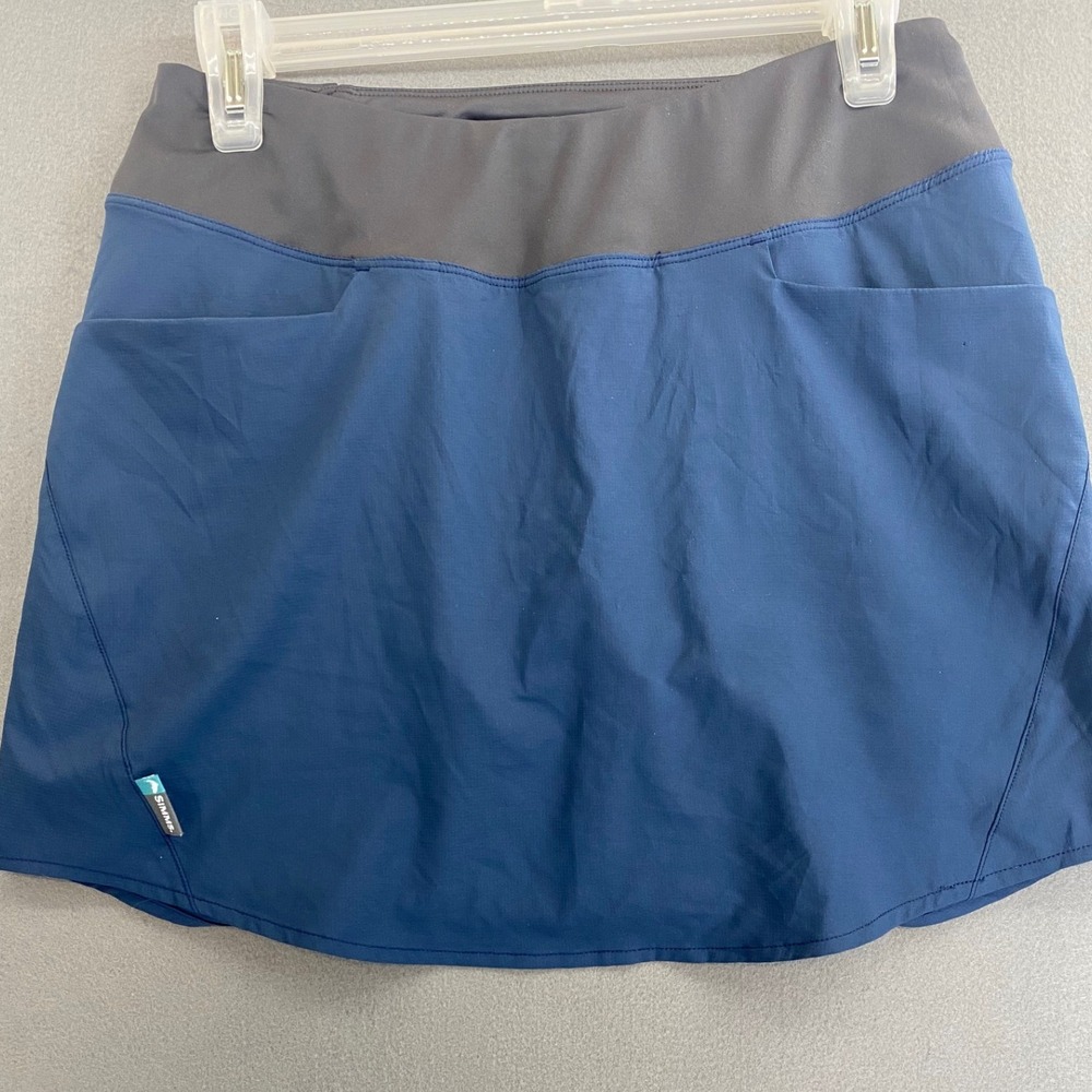 Simms Fishing Products Blue Active Skort Built-In Shorts Pockets Womens XS‎